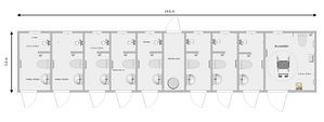 ARKEM LEISURE BLYTHE portable toilet and shower block, lorry park, truck stop, luxury lodge, office block