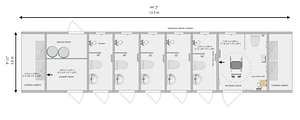 ARKEM LEISURE BLYTHE portable toilet and shower block, lorry park, truck stop, luxury lodge, office block