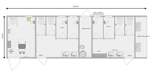 ARKEM LEISURE BLYTHE portable toilet and shower block, lorry park, truck stop, luxury lodge, office block